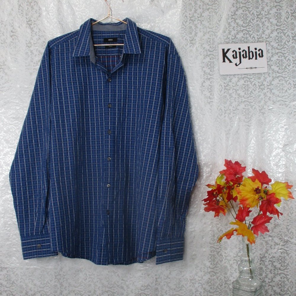 BOSS Hugo Boss Slim Fit Button Down Shirt XL